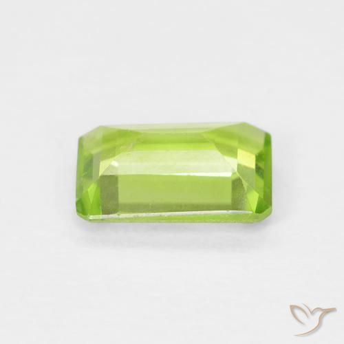 Peridot Gemstone in 7 x 5 mm (calibrated) Size for Sale, Peridot Stone in Yellowish Green Color