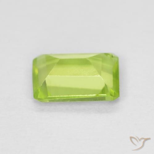 Peridot Gemstone in 7 x 5 mm (calibrated) Size for Sale, Peridot Stone in Bright Green Color