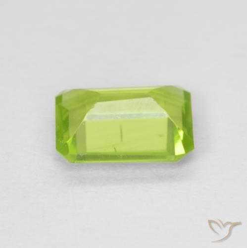 Peridot Gemstone in 7 x 5 mm (calibrated) Size for Sale, Peridot Stone in Bright Green Color
