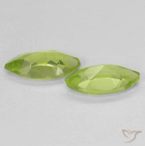Peridot Gemstones in 8 x 4 mm (calibrated) Size for Sale, Peridot Stones in Bright Green Color