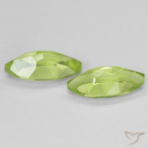 Peridot Gemstones in 8 x 4 mm (calibrated) Size for Sale, Peridot Stones in Yellowish Green Color