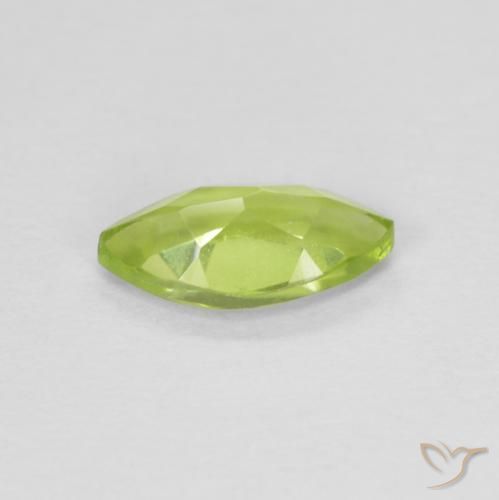 Peridot Gemstone in 8.1 x 4.2 mm Size for Sale, Peridot Stone in Medium Green Color