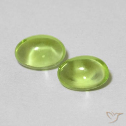 0.98 ct Oval Peridot, 6 x 4.1 mm From China, Photo A