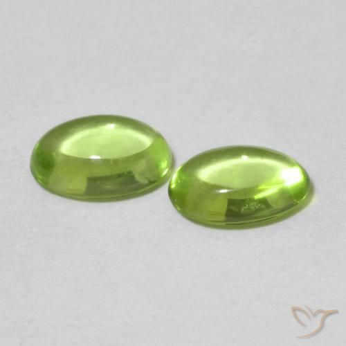 Peridot Gemstones in 6 x 4 mm (calibrated) Size for Sale, Peridot Stones in Medium Green Color