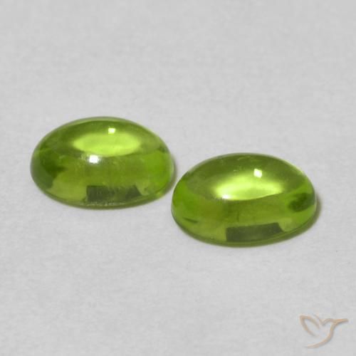 Peridot Gemstones in 6.1 x 4.2 mm Size for Sale, Peridot Stones in Lively Green Color