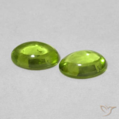 Peridot Gemstones in 6.1 x 4.2 mm Size for Sale, Peridot Stones in Medium Green Color