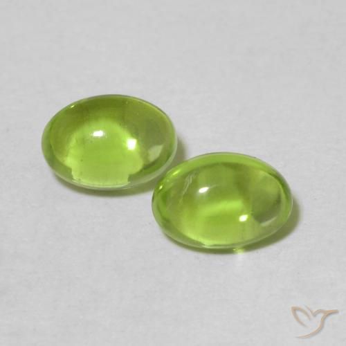 1.16ctw Natural Lively Green Peridot, Oval, Transparent