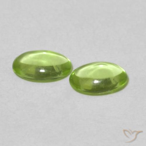Peridot Gemstones in 6 x 4 mm (calibrated) Size for Sale, Peridot Stones in Medium Green Color