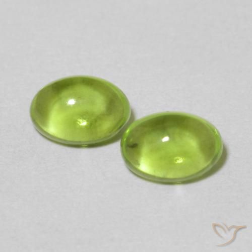 1.21 ct Oval Peridot, 6 x 4.2 mm From China, Photo A