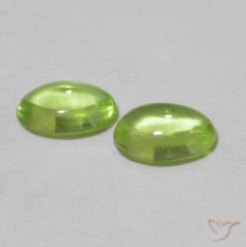 Peridot Gemstones in 6.1 x 4.2 mm Size for Sale, Peridot Stones in Yellowish Green Color