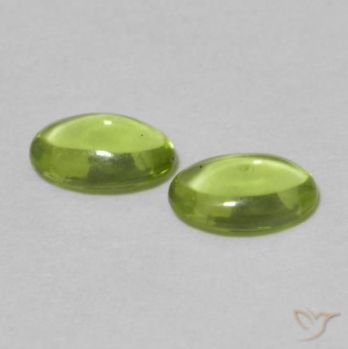 Peridot Gemstones in 6.2 x 4.2 mm Size for Sale, Peridot Stones in Lively Green Color