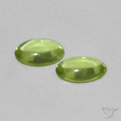 Peridot Gemstones in 6.1 x 4.2 mm Size for Sale, Peridot Stones in Yellowish Green Color
