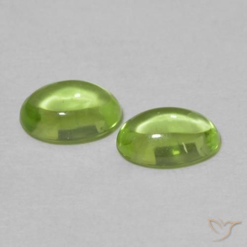 Peridot Gemstones in 6 x 4 mm (calibrated) Size for Sale, Peridot Stones in Yellowish Green Color