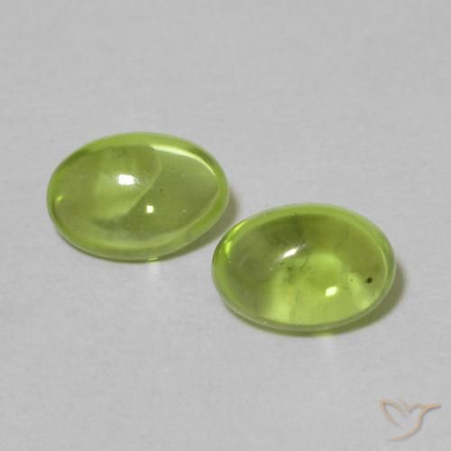 1.06 ct Oval Peridot, 6 x 4.2 mm From China, Photo A