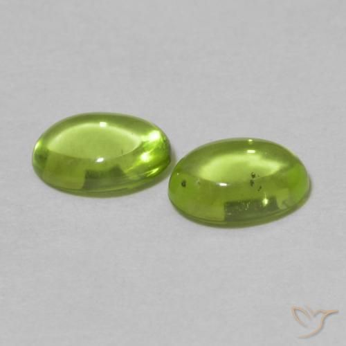 Peridot Gemstones in 6 x 4.2 mm Size for Sale, Peridot Stones in Yellowish Green Color