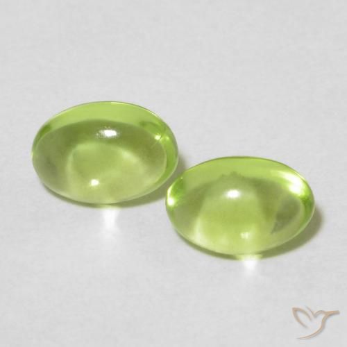 0.92ctw Natural Lively Yellowish Green Peridot, Oval, Transparent