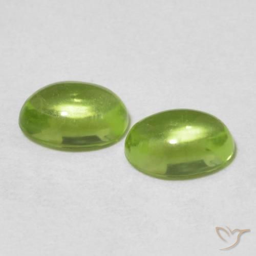 Peridot Gemstones in 6 x 4 mm (calibrated) Size for Sale, Peridot Stones in Medium Green Color