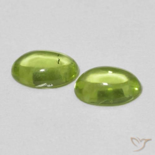 Peridot Gemstones in 6 x 4 mm (calibrated) Size for Sale, Peridot Stones in Yellowish Green Color