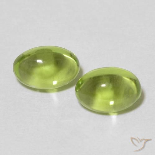 1.18ctw Natural Lively Green Peridot, Oval, Transparent