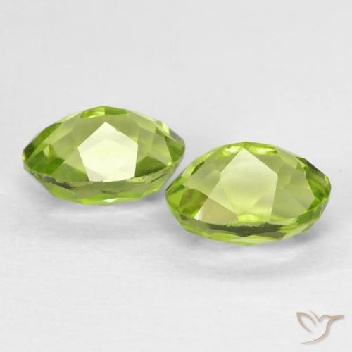 Peridot Gemstones in 6 x 4 mm (calibrated) Size for Sale, Peridot Stones in Yellowish Green Color