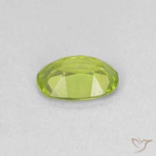 Peridot Gemstone in 7 x 5 mm (calibrated) Size for Sale, Peridot Stone in Lively Yellowish Green Color