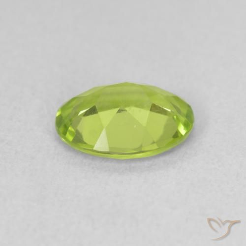 Peridot Gemstone in 8 x 6 mm (calibrated) Size for Sale, Peridot Stone in Lively Yellowish Green Color