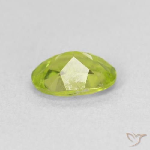 Peridot Gemstone in 7 x 5 mm (calibrated) Size for Sale, Peridot Stone in Lively Yellowish Green Color