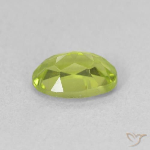 Peridot Gemstone in 7 x 5 mm (calibrated) Size for Sale, Peridot Stone in Medium Green Color