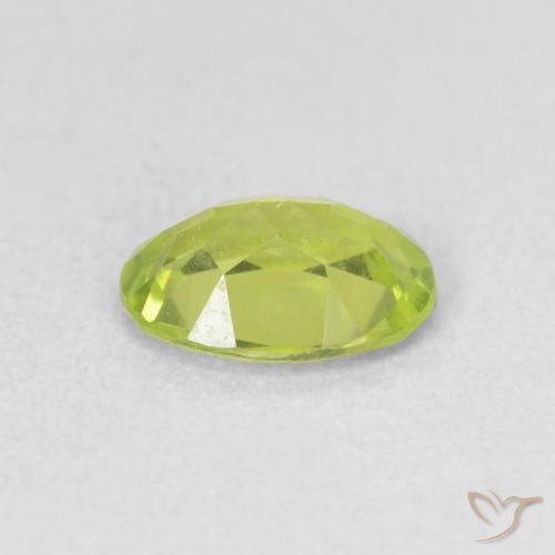 Peridot Gemstone in 7 x 5 mm (calibrated) Size for Sale, Peridot Stone in Lively Yellowish Green Color