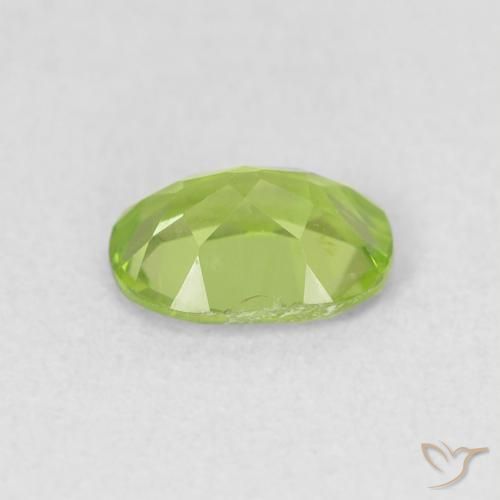 Peridot Gemstone in 7 x 5 mm (calibrated) Size for Sale, Peridot Stone in Light Green Color