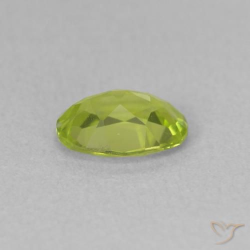 Peridot Gemstone in 7 x 5 mm (calibrated) Size for Sale, Peridot Stone in Bright Green Color