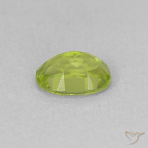 Peridot Gemstone in 7 x 5 mm (calibrated) Size for Sale, Peridot Stone in Yellowish Green Color