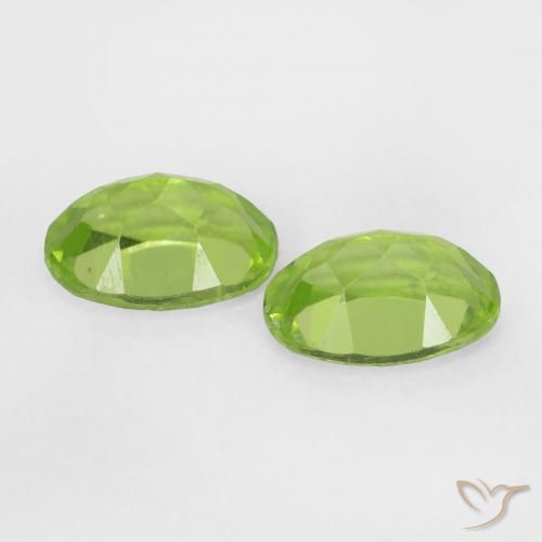 Peridot Gemstones in 7 x 5 mm (calibrated) Size for Sale, Peridot Stones in Lively Green Color
