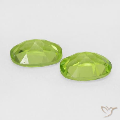 Peridot Gemstones in 7 x 5 mm (calibrated) Size for Sale, Peridot Stones in Lively Green Color