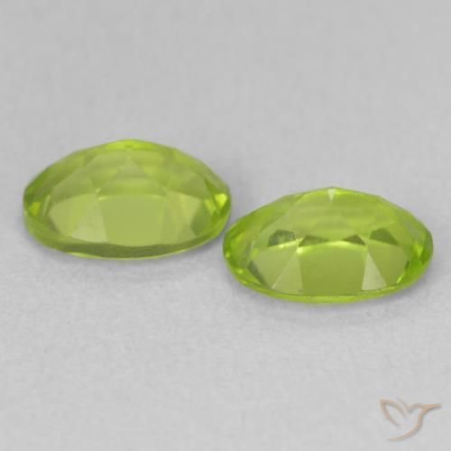 Peridot Gemstones in 7 x 5 mm (calibrated) Size for Sale, Peridot Stones in Yellowish Green Color