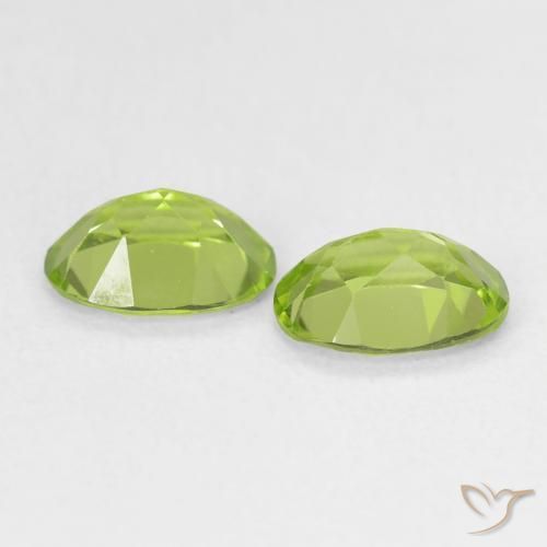 Peridot Gemstones in 7 x 5 mm (calibrated) Size for Sale, Peridot Stones in Bright Green Color