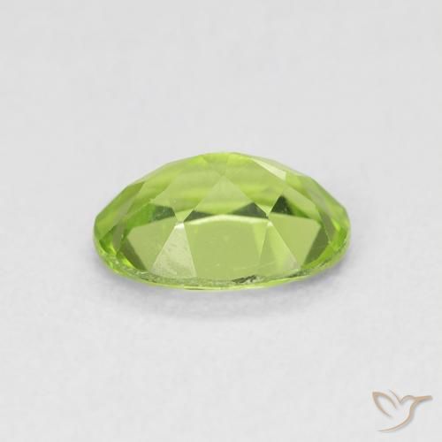 Peridot Gemstone in 7.2 x 5.3 mm Size for Sale, Peridot Stone in Bright Green Color