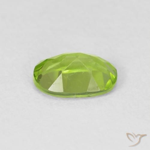 Peridot Gemstone in 7 x 5 mm (calibrated) Size for Sale, Peridot Stone in Medium Light-Green Color