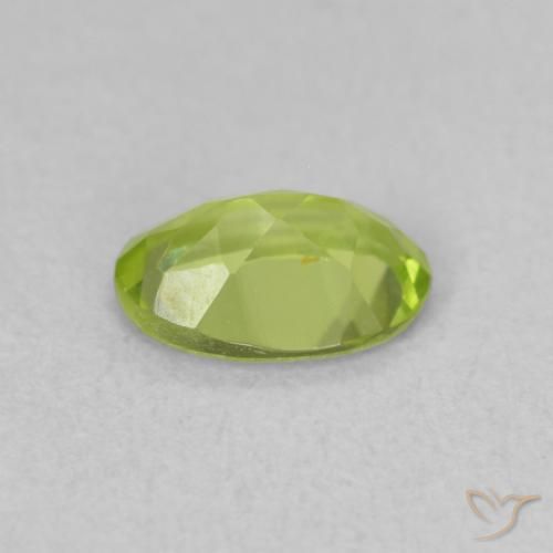 Peridot Gemstone in 6.9 x 4.8 mm Size for Sale, Peridot Stone in Bright Green Color