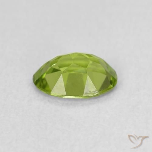 Peridot Gemstone in 7 x 5 mm (calibrated) Size for Sale, Peridot Stone in Lively Green Color
