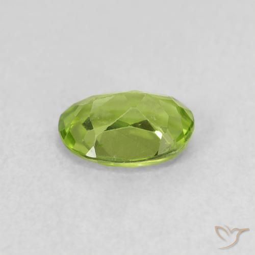Peridot Gemstone in 6.3 x 4.7 mm Size for Sale, Peridot Stone in Lively Green Color