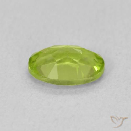 Peridot Gemstone in 7 x 5 mm (calibrated) Size for Sale, Peridot Stone in Lively Yellowish Green Color
