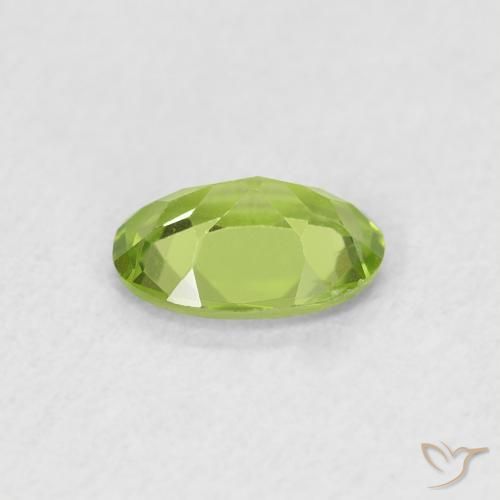 Peridot Gemstone in 7 x 5 mm (calibrated) Size for Sale, Peridot Stone in Medium Green Color
