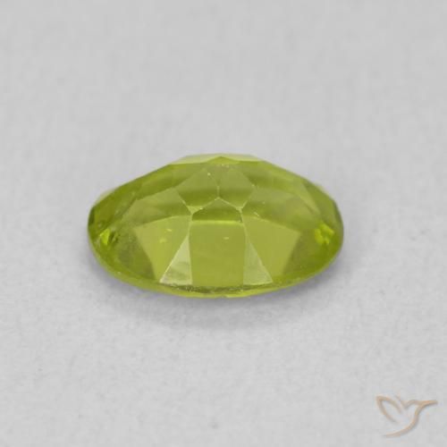 Peridot Gemstone in 7 x 5 mm (calibrated) Size for Sale, Peridot Stone in Olive Green Color