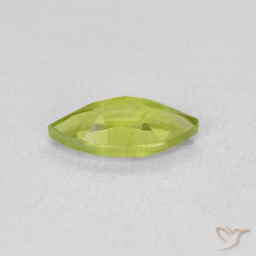 Peridot Gemstone in 8 x 4 mm (calibrated) Size for Sale, Peridot Stone in Yellowish Green Color