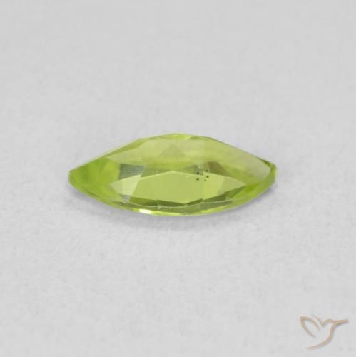 Peridot Gemstone in 8 x 4 mm (calibrated) Size for Sale, Peridot Stone in Yellowish Green Color