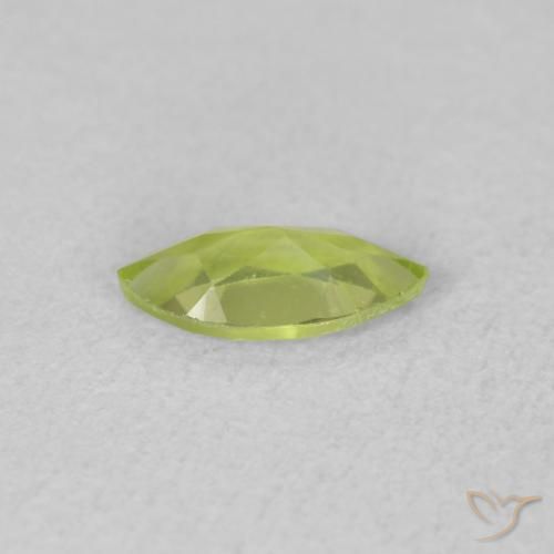 Peridot Gemstone in 7.5 x 3.7 mm Size for Sale, Peridot Stone in Bright Green Color