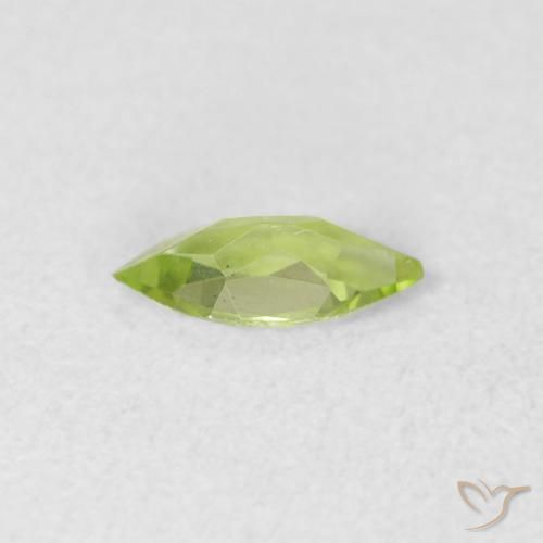 Peridot Gemstone in 7.5 x 3.5 mm Size for Sale, Peridot Stone in Light Lively Green Color