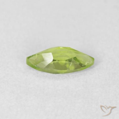 Peridot Gemstone in 8 x 4 mm (calibrated) Size for Sale, Peridot Stone in Light Lively Green Color