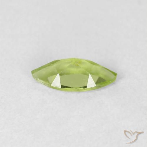 Peridot Gemstone in 8 x 4 mm (calibrated) Size for Sale, Peridot Stone in Light Green Color